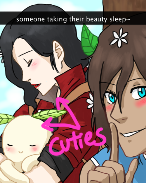 dragonclaws123:I did some korrasami snap chat pics today (based off from beroberos drawings)Korrasami adventure in the spirit world (pt 1? lol)update: i just realized i forgot the ‘time’ thingy that goes on the corners… oh well, i’ll try again