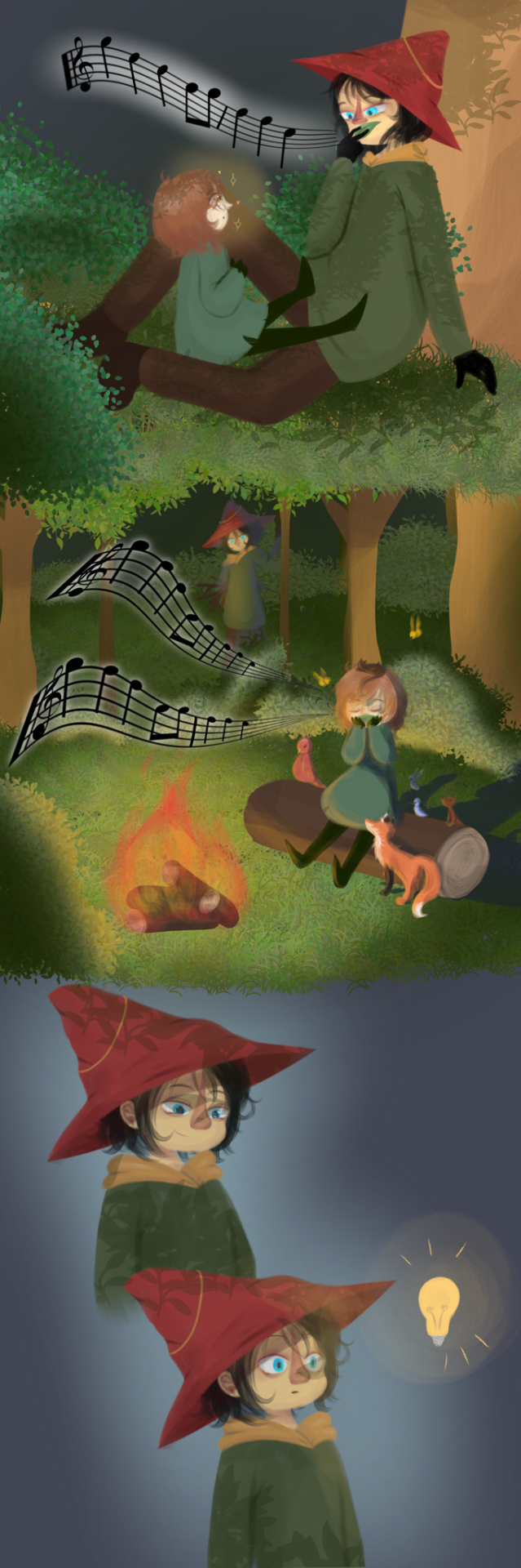 Just My Idea Of How Snufkin Got His Harmonica!