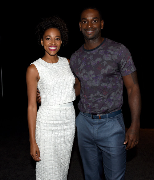 randomfoxphotos:Kylie Bunbury and Mo McRae attend a screening and Q&amp;A during the 2016 Essence Fe