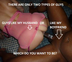 bitch-daddy:  blackbeastandboibitches:  You don’t really have a choice. White bois might think they’re in charge when they get to be the husband but their skinny pretty bodies look better in pink lingerie than anything. Black men are the lovers and