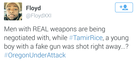 what happens when armed white men take over a federal building? you guessed it.