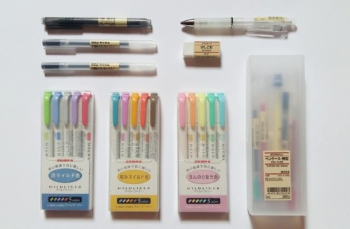 lucrestudies:/ 10.08.2017 /some of the other stationery items I recently bought! everything is from 