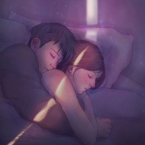 raggiidisole:  bleedingrose:  beyourselfisalwaysagoodidea:  stanca-di-essere-illusa:  vieninellettoecalmami:  theartjournals: Korean Illustrator Hyocheon Jeong Effortlessly Captures the Sensation of Falling in Love in A Series of Adorable Illustrations