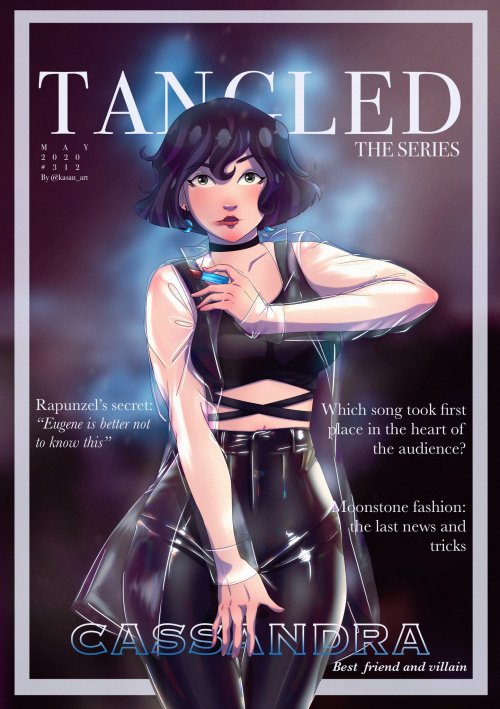  My art for the Tangled Fashion Fanzine (´∩｡• ᵕ •｡∩`) It doesn’t work anymore, so I can share 
