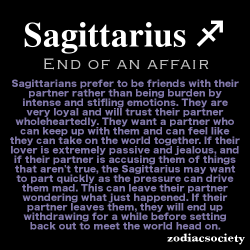 zodiacsociety:  Sagittarius and the end of