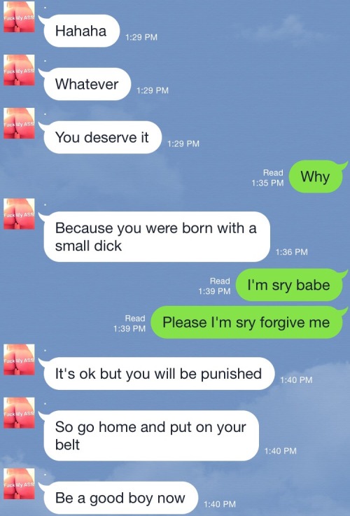 twentyfour4eva:My convo with Cucky todayâ€¦.could adult photos