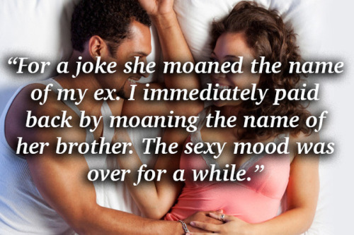 pr1nceshawn:  Awkward situations where people had to stop having sex. 