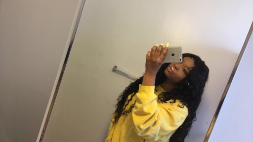 Black girls in a yellow