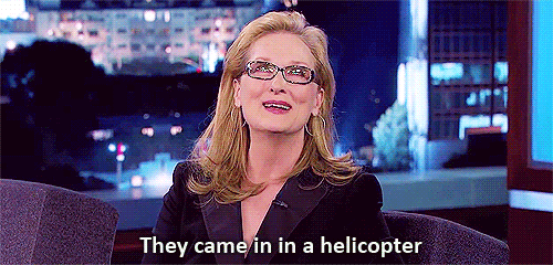 mrsmerylstreep:  karlatg:  sugardaddystoph:  Meryl Streep fangirling over her first Beatles concert in 1965 on Jimmy Kimmel (x)  #babe  #where is her tumblr? #she could make gifs #and pretty edits (but meryl don’t use the color palette) 