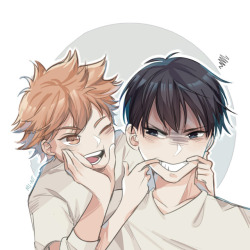 mint-tan:  9/10 kagehina day!!