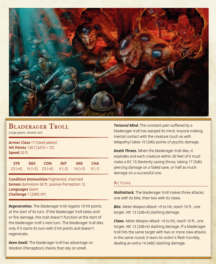 Featured image of post The Best 18 Venom Troll 5E Stats