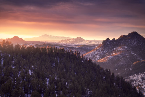 te5seract:Silver Lake, Utah USA,  America’s Mountain (Pikes Peak), Colorado, USA & Silver Glan