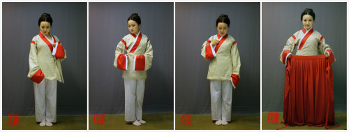 Tutorial of how to wear 襦裙( Ruqun) and 曲裾(qūjū). Quju is a type of women&rsquo;s formal hanfu (tradi