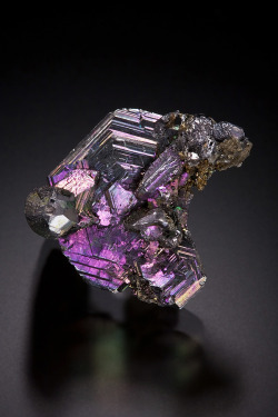 witchedways:  mineralists:  Iridescent Polybasite
