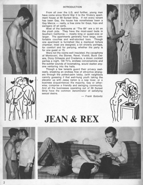 From 69 SUNSET STRIP no 2 (1972) Models are Jean Cardin &amp; Rex Roberts