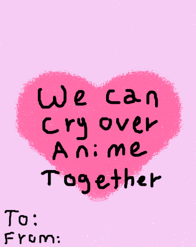 become-meguca:  ive been making shitty valentines all day  