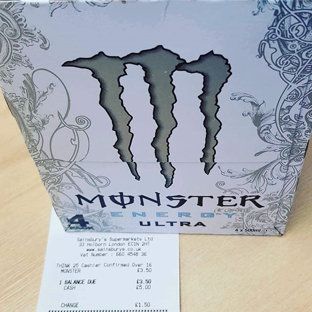 CASHBACK BARGAIN - Four pack of Monster Energy Drinks for just 30p with cashback from Quidco ClickSnap or CheckoutSmart.
Quidco ClickSnap and CheckoutSmart are currently offering £3.20 cashback on a purchase of Monster Energy Ultra four pack from...