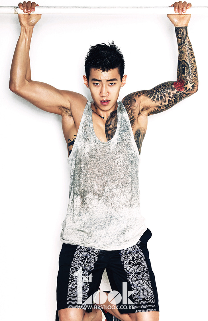 lgo-twentyfour:  SEXY TIGER Jay Park (Jaebeom) &amp; ??? By 1ST LOOK Korea 