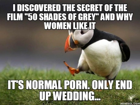 Sex wannajoke:  Women like ‘50 Shades of Grey’ pictures