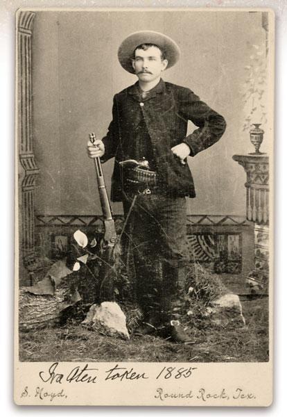 thirtymilesout:Texas Ranger Ira Aten 1885Round Rock, Texas“Ira was a man fearlessly capable of stand