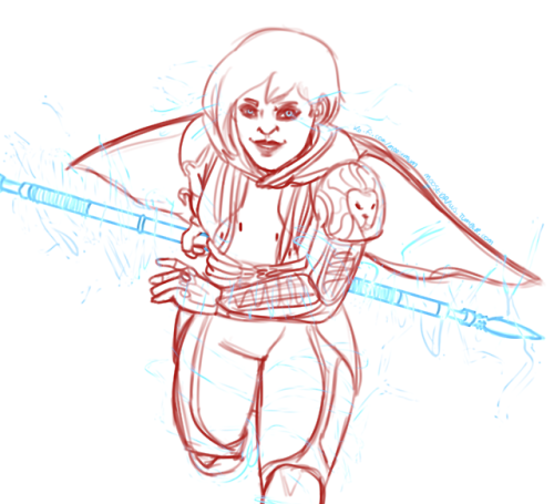 Ko-fi commission for @amara-the-average-hunter of Amara, her Hunter!Ko-fi commission info | ko-