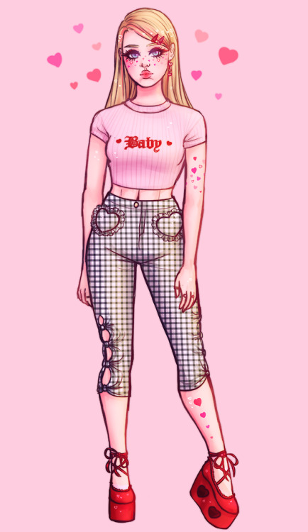 stardustcake: Heart Freckles adopt  (part 2 of 3 of the valentine’s day adopts)23 us dollars, send m