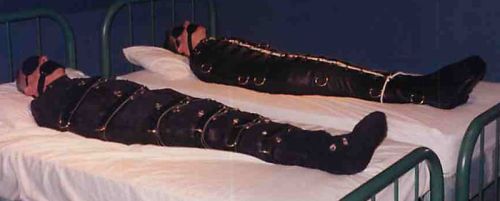 guysboundandgagged:  Good night guys! We will release you in the morning. Thank you for choosing our