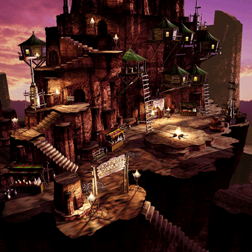 saveroomminibar:Final Fantasy VII Pre-Rendered Backgrounds (via reddit)