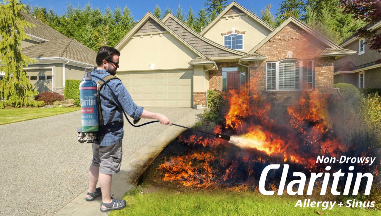 theonion:  New Claritin Flamethrower Incinerates Whatever Causing Allergies The