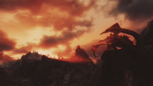 IF YOU DARE Used: Somber ENB Lut Sepia, Bellyache&rsquo;s HD dragon textures, Skyrim HD 2K 