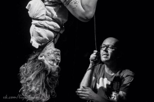 franckievega:  Ropes fest Tallinn, Estonia  With @amaury-grisel-shibari….my love