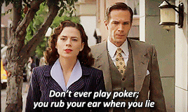 archivegrootmorning:agent carter week day 2: favourite BROTP‘When you’re not humiliating