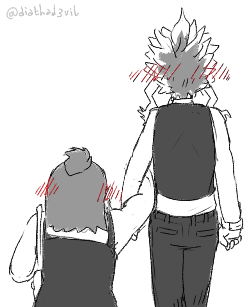 diathadevil: Okay listen here’s a prompt - Toshinori and Inko on their very first date after 