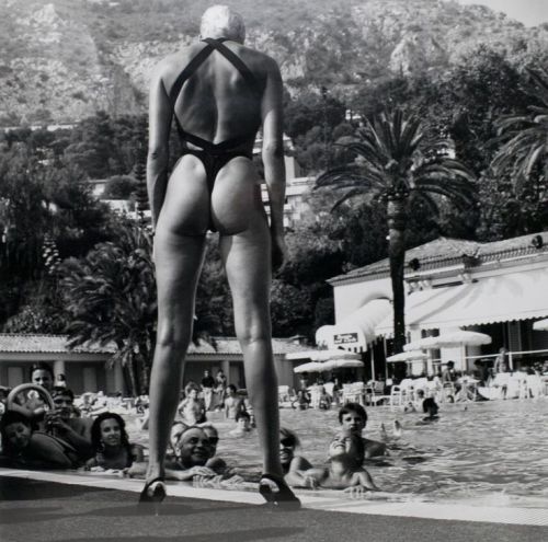 cinegif:  Brigitte Nielsen photographed by Helmut Newton.