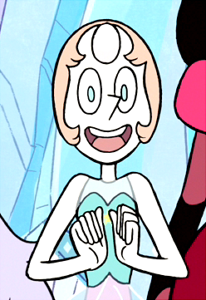  dance like a tree replied to your post: SU probably has heavily storyboard-bas…  Pearl from the front is the best thing ever. So ridiculous.  Seriously. Her head is pointy in the front and in the back so when viewed full on you can’t see