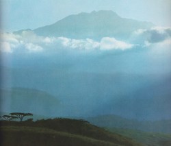 autosafari:  from The Tree Where Man Was Born by Peter Matthiessen / Photography by Eliot Porter - “Mt. Meru, Tanzania” (The Africa Experience)