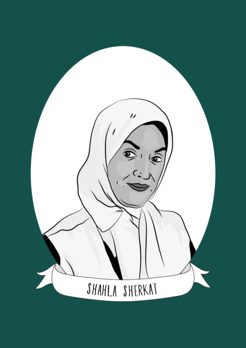 illustratedwomeninhistory:Shahla Sherkat is a journalist, prominent Persian feminist author, and one