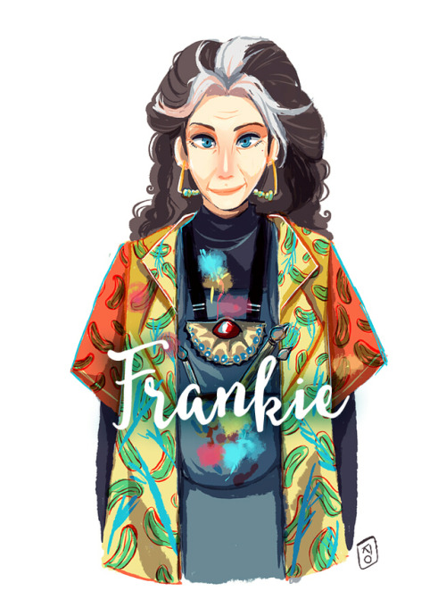 Speed portrait of Frankie from “Grace&Frankie”