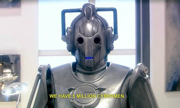 adurot: lloxie:   whatisyourlefteyebrowdoingdavid:  thefingerfuckingfemalefury:  larissafae:  carryonmywaywardstirrup:  endmerit:  Remember that time Daleks and Cybermen had sass-off?  THIS IS LITERALLY MY FAVE SCENE FROM DOCTOR WHO EVER I AM NOT EVEN