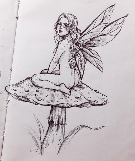 Forest Fairy Dancing Simple Drawing Colouring Page for Kids | MUSE AI