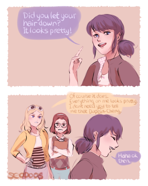 seopoos:If Chloe finds out about Ladybug’s identity