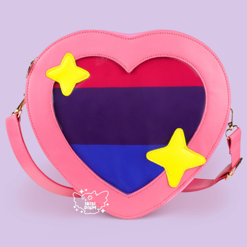  in case you missed it: PRIDE ITA BAGS DROPPING ON TUESDAY!!! here’s a sneak peek of the bi on