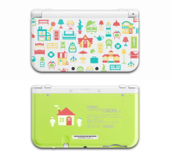 eclipticafusion:  tinycartridge:  Give me Animal Crossing: Happy Home Designer ⊟ During its Japan-only Direct stream last night, Nintendo debuted this beautiful New 3DS XL/LL and cover plate for Animal Crossing: Happy Home Designer, releasing alongside