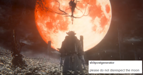 emeraldgrxves: bloodborne + shitpostgenerator