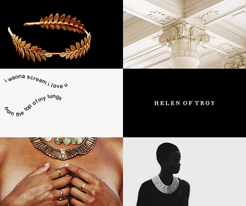 mermaidyke:FEMSLASH AESTHETICS: helen of troy & cassandra    “kingdoms falling around us, and al