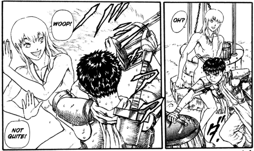 themikerambo:  Boy, this series sure is dark and depressing  Guts is helping Griffith to take a bath after all. Oh my…