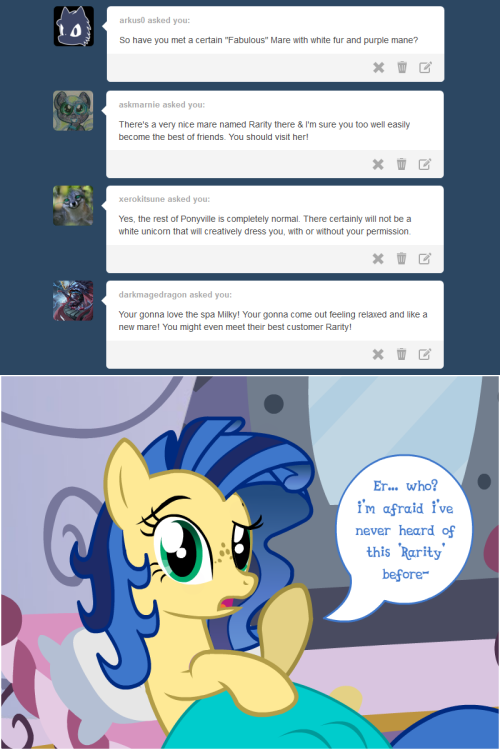 milkmare-of-trottingham:  Much talk of manestyling happened afterwards.  x3