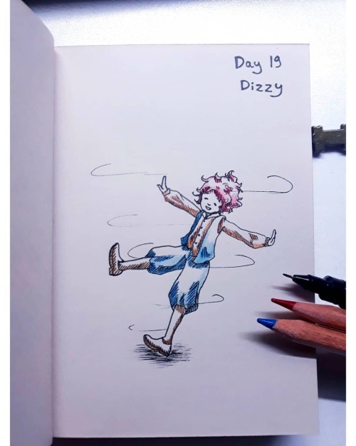 Day 19: Dizzy~~~ #inktober2020 #day19 #dizzy #inktober2020dizzy #inktoberchallenge﻿ #spinninghtt