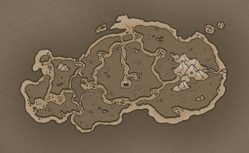 A map commission for @mayvinwrites !