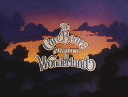 Care Bears cute moment of the day: The beautiful Adventure in Wonderland opening credits (x) 